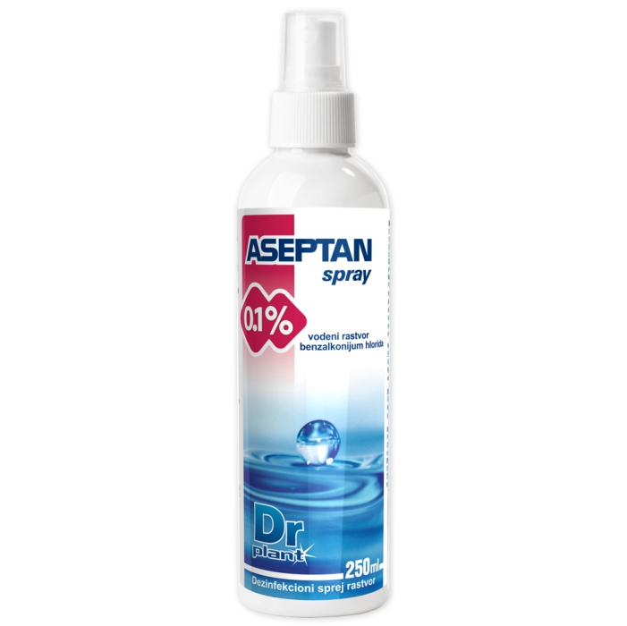 Dr PLANT ASEPTAN spray rastvor 250mL antiseptično-dezinfekcioni