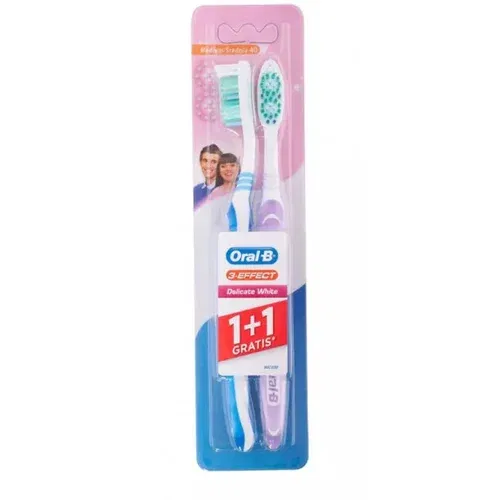 ORAL-B 3EFFECT DEL WHITE MED 1+1 GRATIS