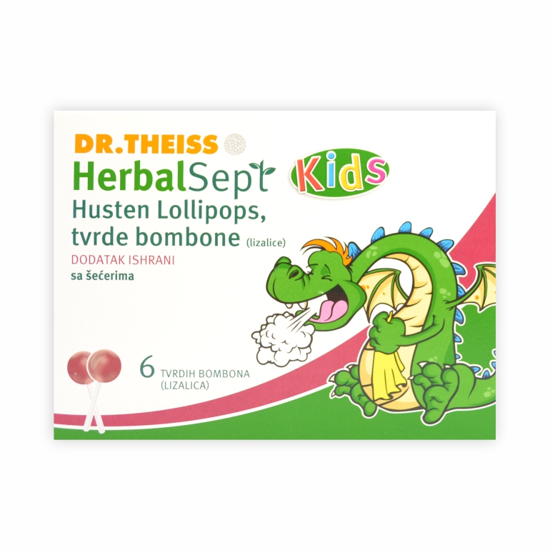 Dr.Theiss HerbalSept lizalice protiv kašlja, 6kom.