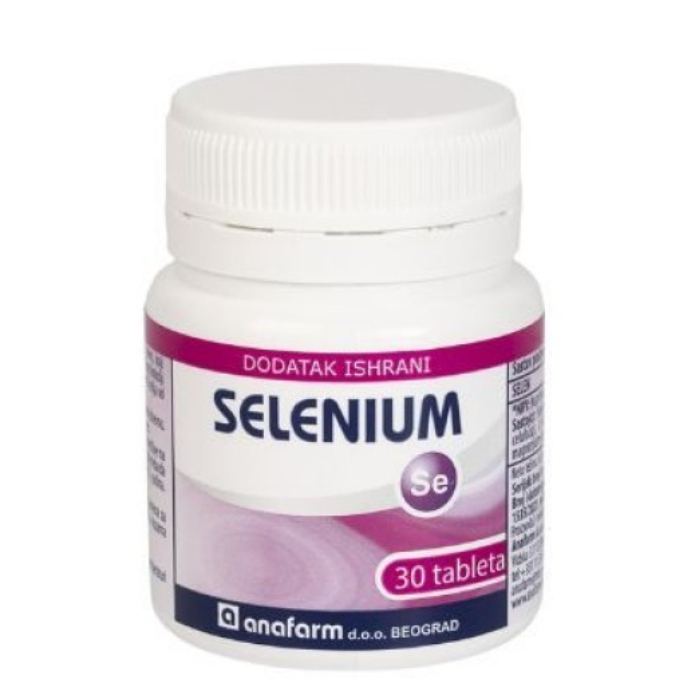 Selenium 50mcg, 30 tableta Anafarm