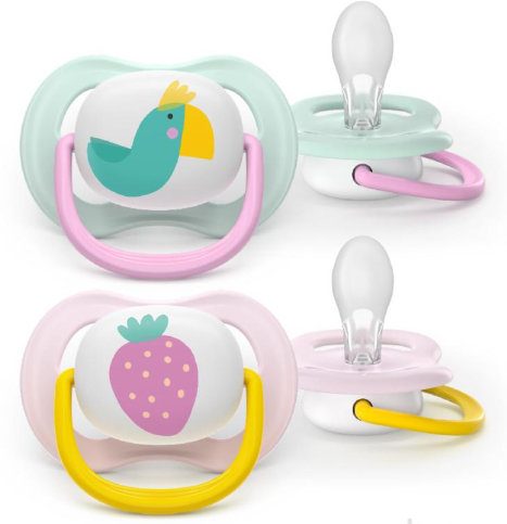 AVENT VARALICA STHR AIR COLL 0-6M 2KOM PINK/YELLOW