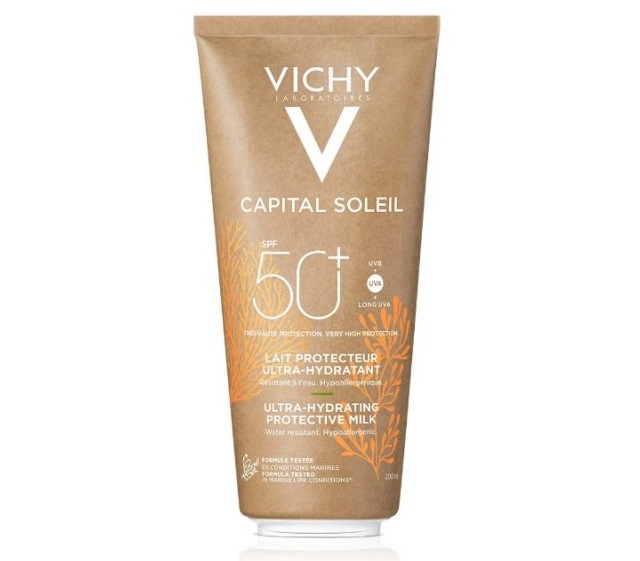 Vichy Capital Soleil Ekološko mleko za zaštitu od sunca za lice i telo SPF50+ 200ml