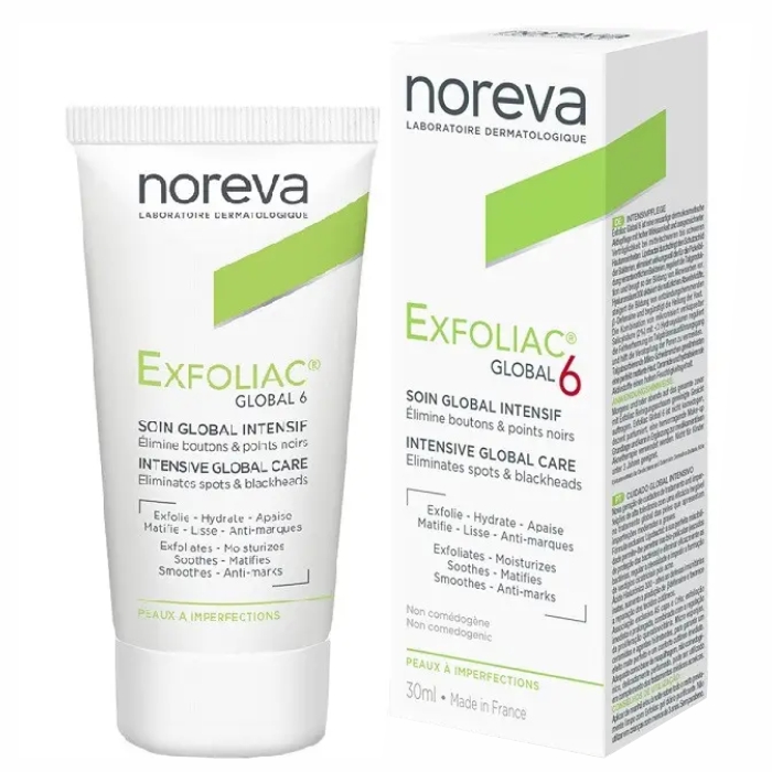 NOREVA EXFOLIAC global 6 krem 30ml