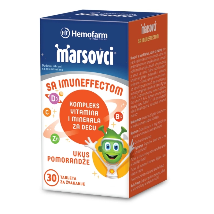 MARSOVCI sa Imuneffectom tabl. za žvakanje a'30