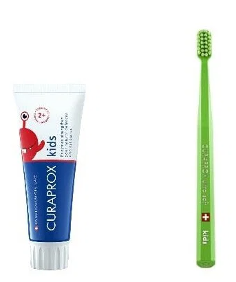 Curaprox Kids pasta jagoda 2+y +Baby četkica gratis