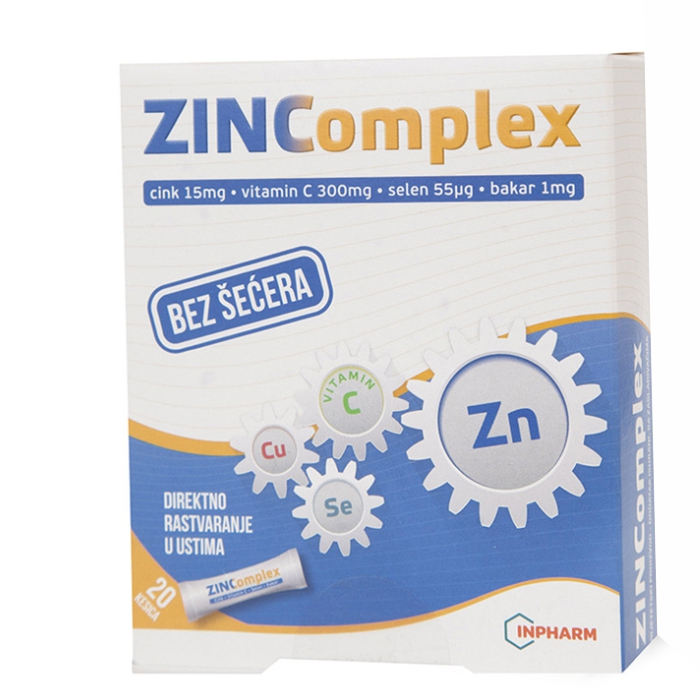 Zincomplex, 20 kesica