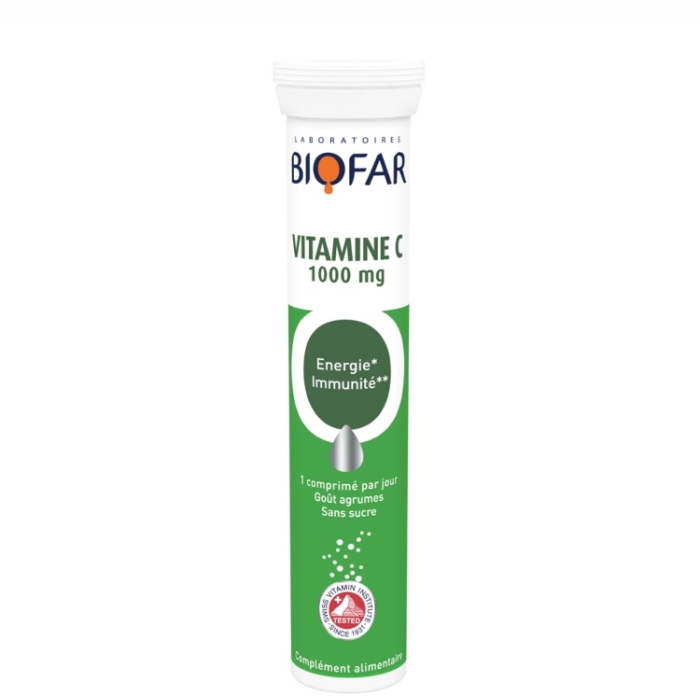 Biofar Vitamin C 1000mg, 20 šumećih tableta