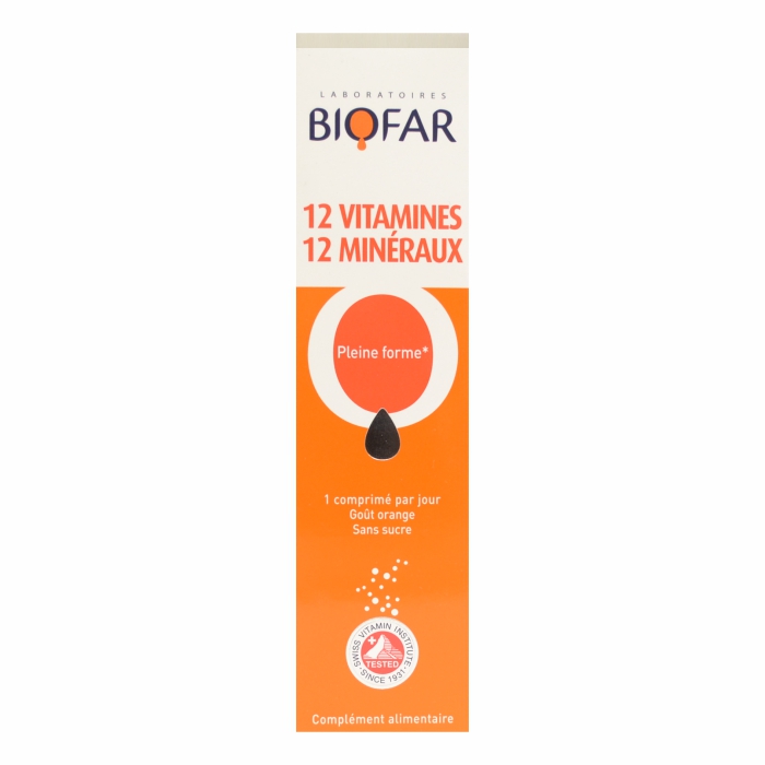 Biofar 12 vitamina i 12 minerala, 20 šumećih tableta