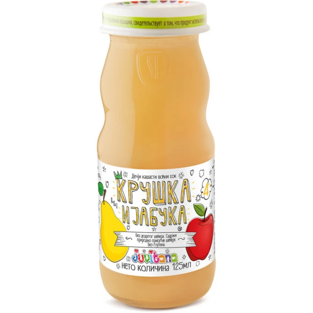 JUVITANA SOK KRUSKA+JABUKA130G