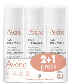 AVENE Termalna Voda 50ml TRIO 2+1 gratis