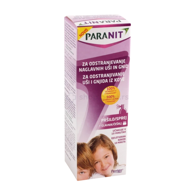 Paranit sprej za vaške, 100ml + češalj