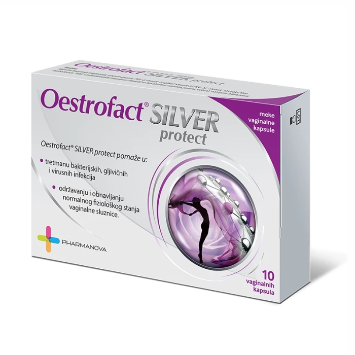 Oestrofact SILVER protect 10 vaginalnih kapsula