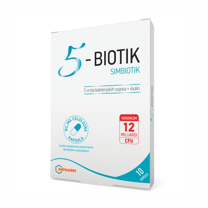 5-Biotik Simbiotik 10 kapsula