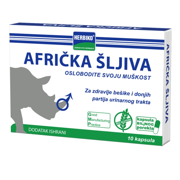 Herbiko Afrička šljiva, 10 kapsula