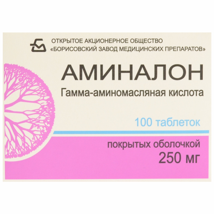 Aminalon tableta, 250mg, 100tabl.