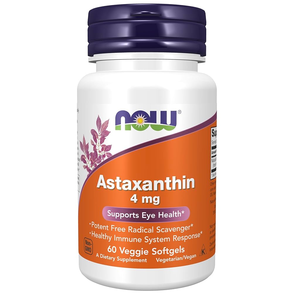 NOW Astaxanthin 4mg 60VCaps.