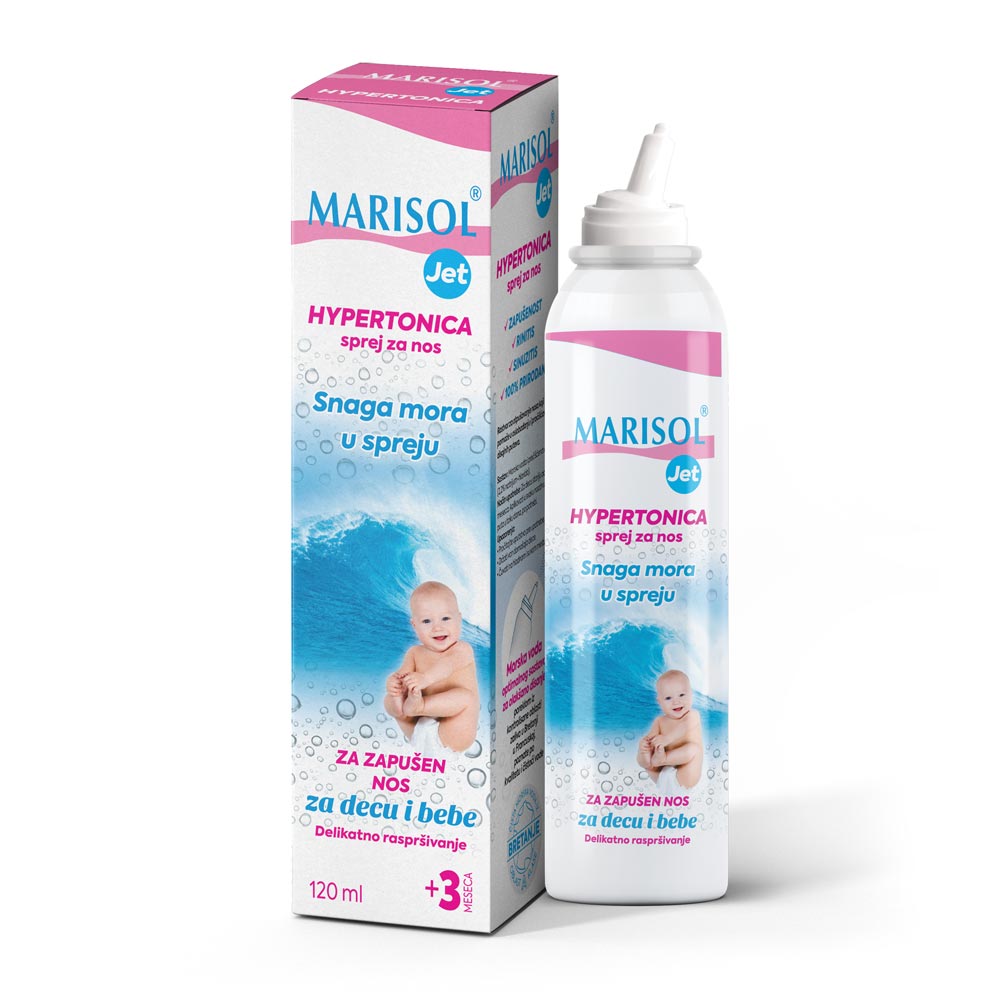 Marisol Jet hypertonica, sprej za nos, 120ml
