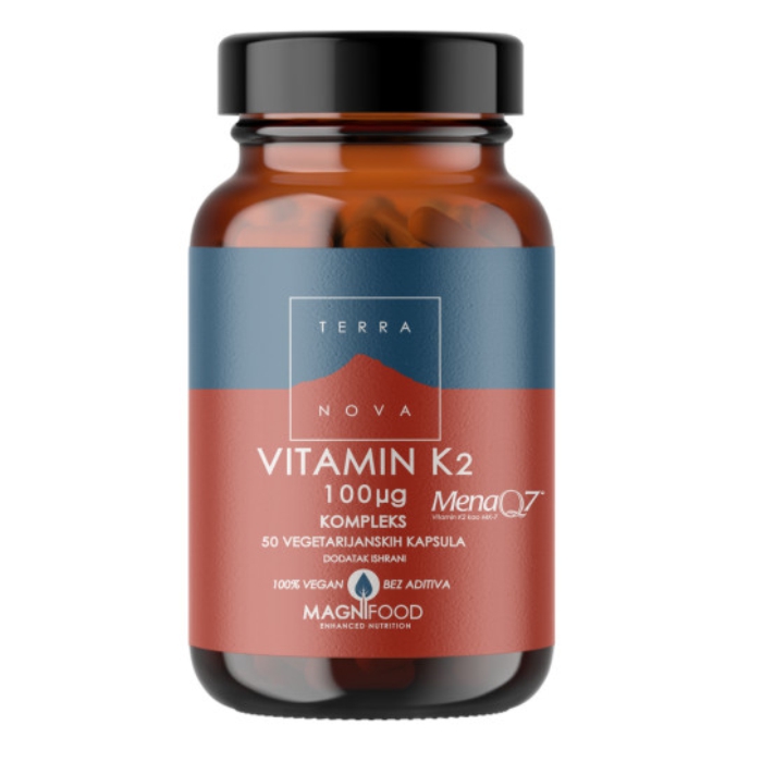 TERRANOVA VITAMIN K2 100mcg COMPLEX A 50 CAPS