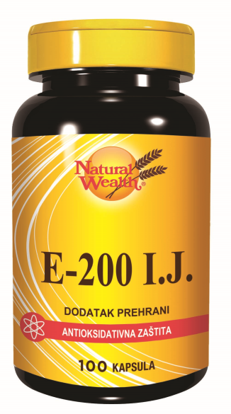 NATURAL WEALTH VITAMIN E 200IJ KAPS A100