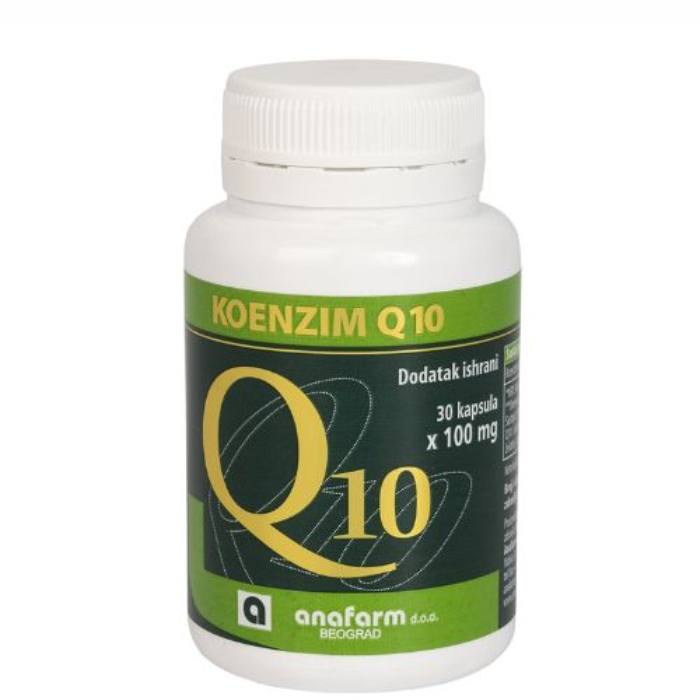 Koenzim Q10 100mg, 30 kapsula Anafarm