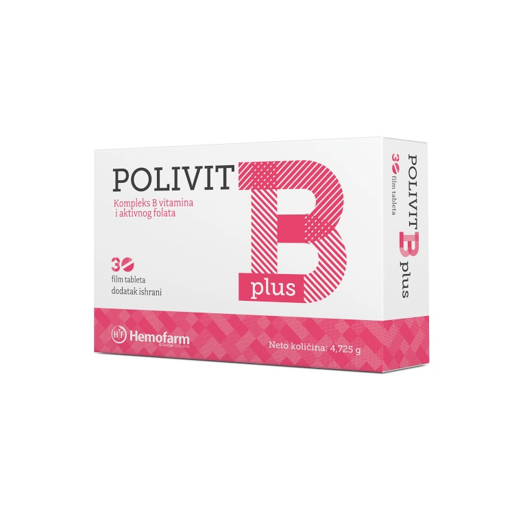 Polivit B Plus, 30 film tableta