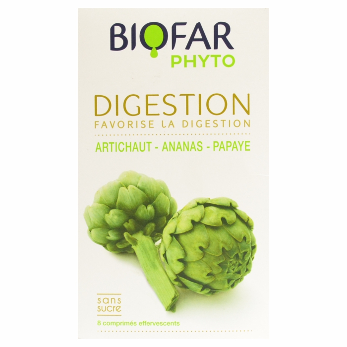 BIOFAR efervete PHYTO DIGESTION a'8 (artičoka, ananas, papaja)