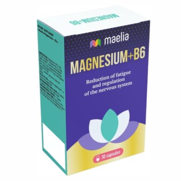Maelia Magnesium + B6 30 kapsula