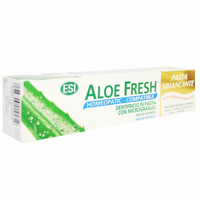 ESI Aloe Fresh Whitening - Homeopathic Compatible pasta za zube, 100ml
