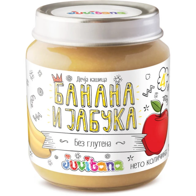 JUVITANA KAS.BANANA+JABUKA128G