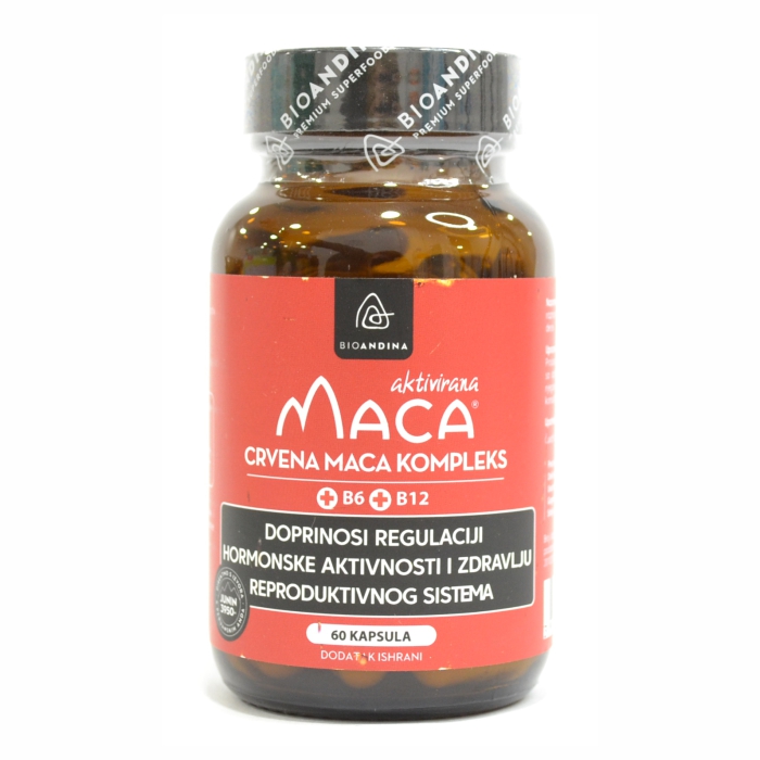 Bioandina Crna maca kompleks, 60 kapsula
