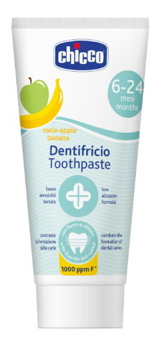 Chicco pasta za zube Jabuka i banana 6–24 meseca, 50 ml