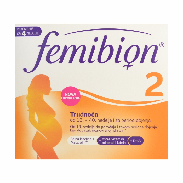 Femibion 2, 28 tableta + 28 kapsula