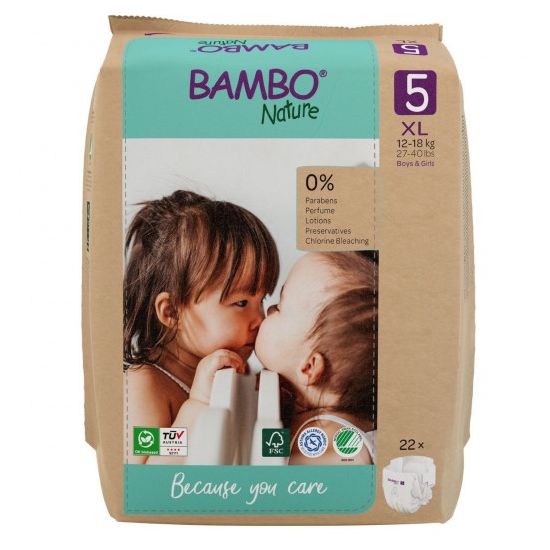 Bambo Nat Pel Eco Friend 5, 22 komada