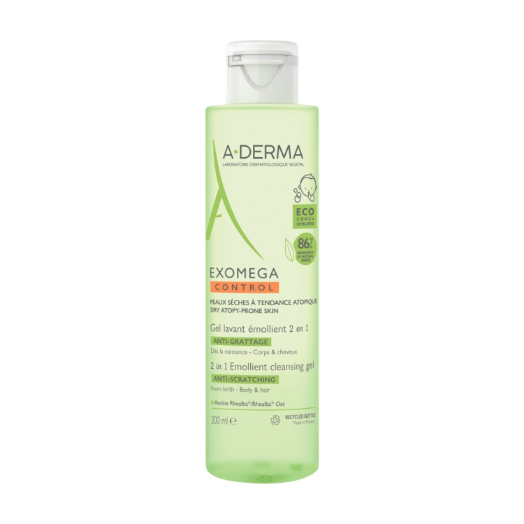 A-Derma Exomega Control gel za pranje 2u1 200ml