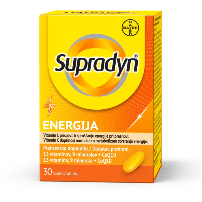 Supradyn Energija, 30 film tableta