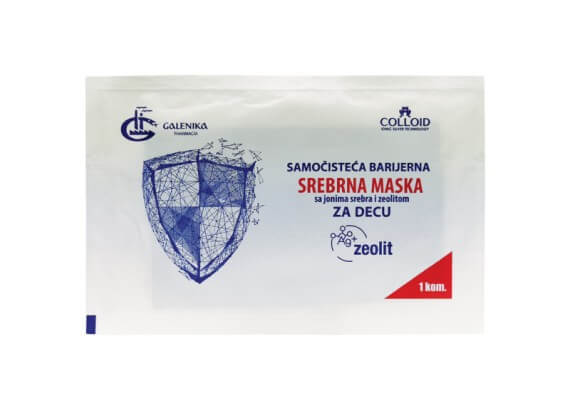 SREBRNA MASKA ZA DECU A1