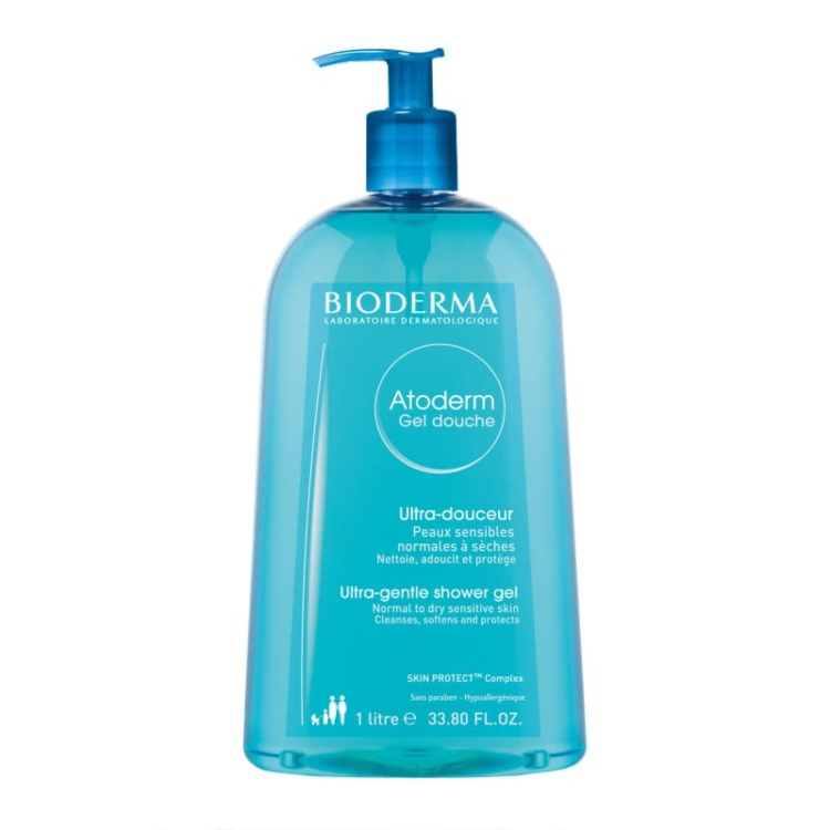 Bioderma Atoderm Blagi gel za tusiranje, 1l PROMO