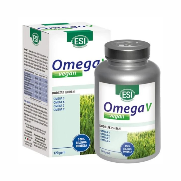 ESI Omegactive Vegan - Omega 3,6,7,9, 120 kapsula