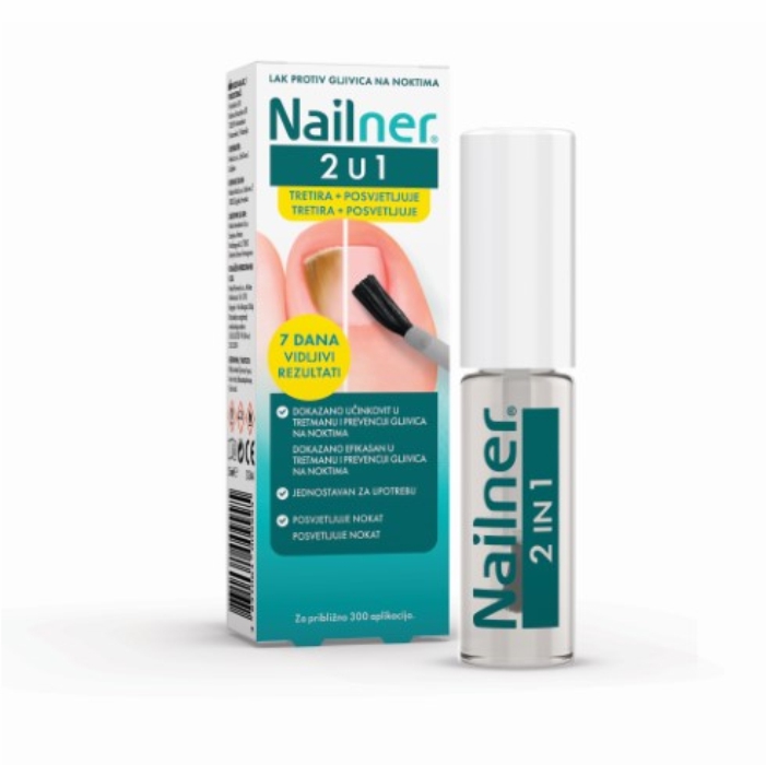 NAILNER BRUSH LAK2IN1 PR.GLJIV