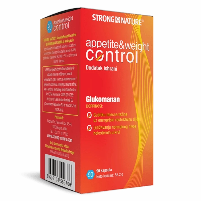 Strong nature Glukomanan formula 625mg 90 kaps