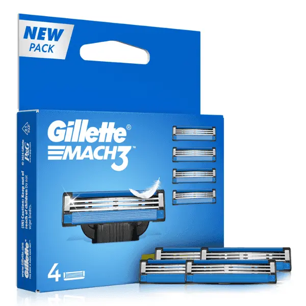 GILLETTE MACH 3 4 CART