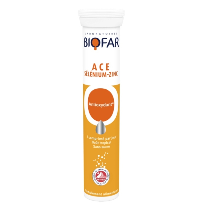 Biofar ACE Selenium-Zinc, 20 šumećih tableta