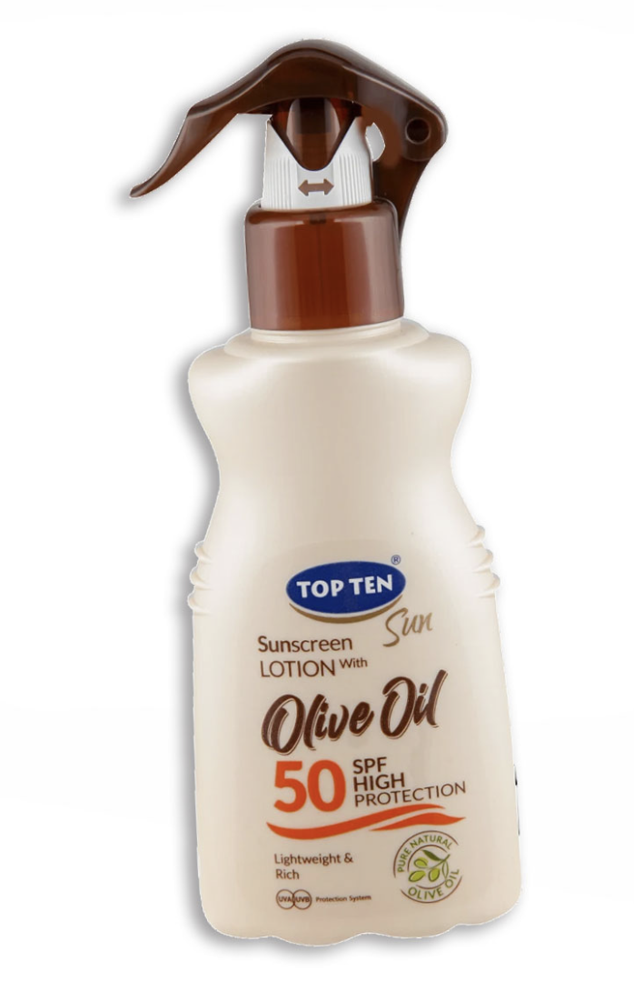 TOP TEN OLIV S.C.LOT.SPF50 180
