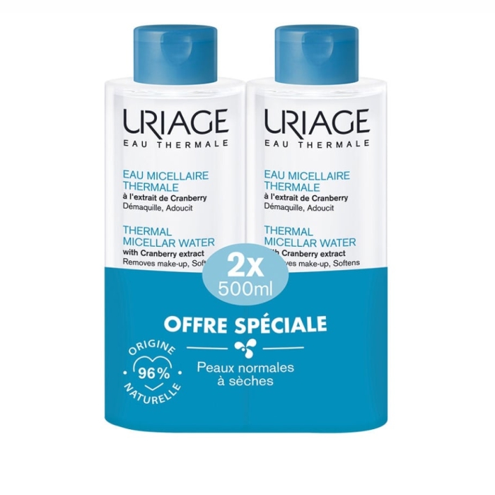 Uriage Micelarna voda za normalnu i suvu kozu 2x500ml 1131