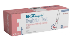 Ergo Diagnostics test na ovulaciju pločica, 5 komada