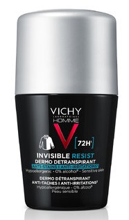 Vichy Homme Deo Roll-on 72h Anti-stains 50ml