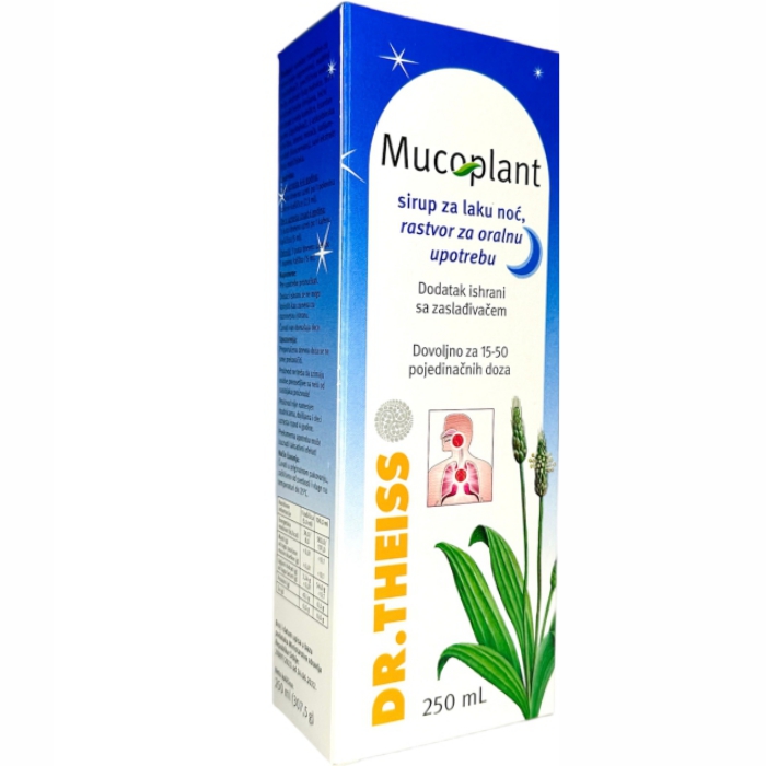 Dr.Theiss Mucoplant sirup za laku noć, 250ml