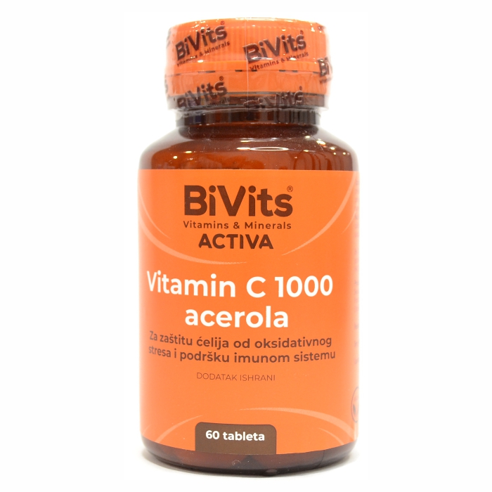 BIVITS VITAMIN C 1000 ACEROLA 60 TBL