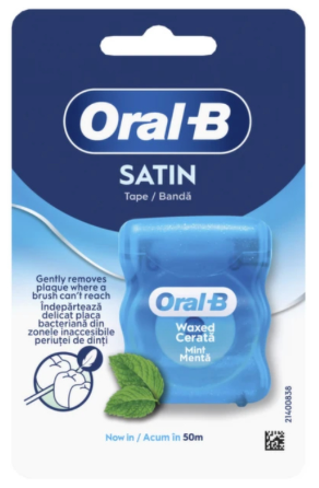 Oral-B Satin Floss Mint konac za zube, 50 m