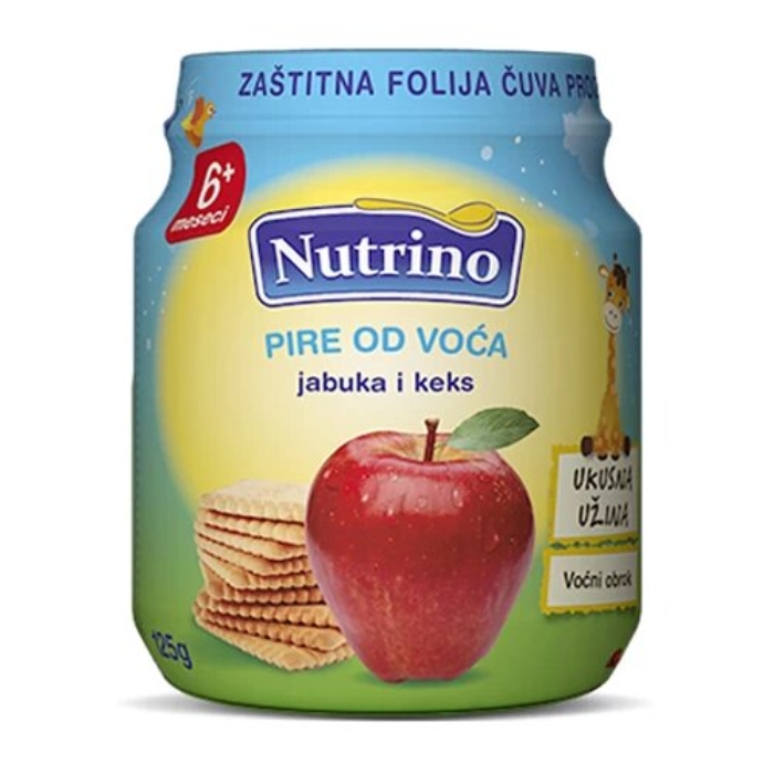 Nutrino-pire od voca-jab. i keks 125g